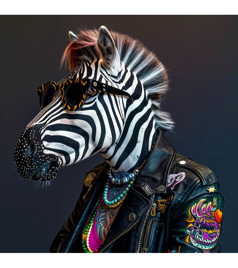 Steampunk zebra 01