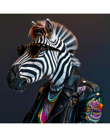Steampunk zebra 01