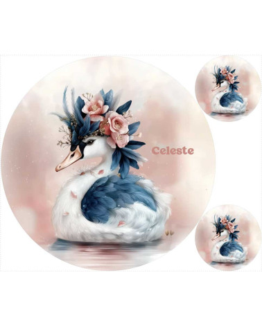 Royal Swan 01 + FREE pillow panel