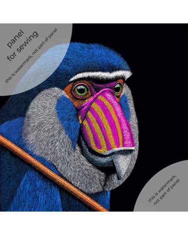 Neon mandrill 01