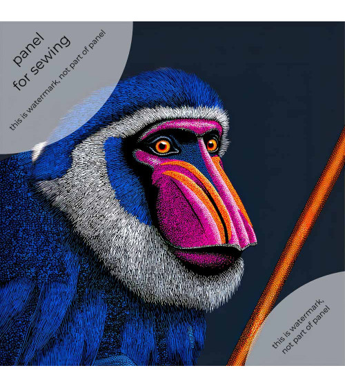 Neon mandrill 02