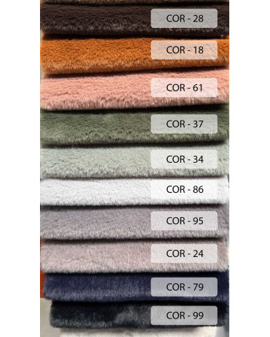 CORPILE — short-pile faux fur