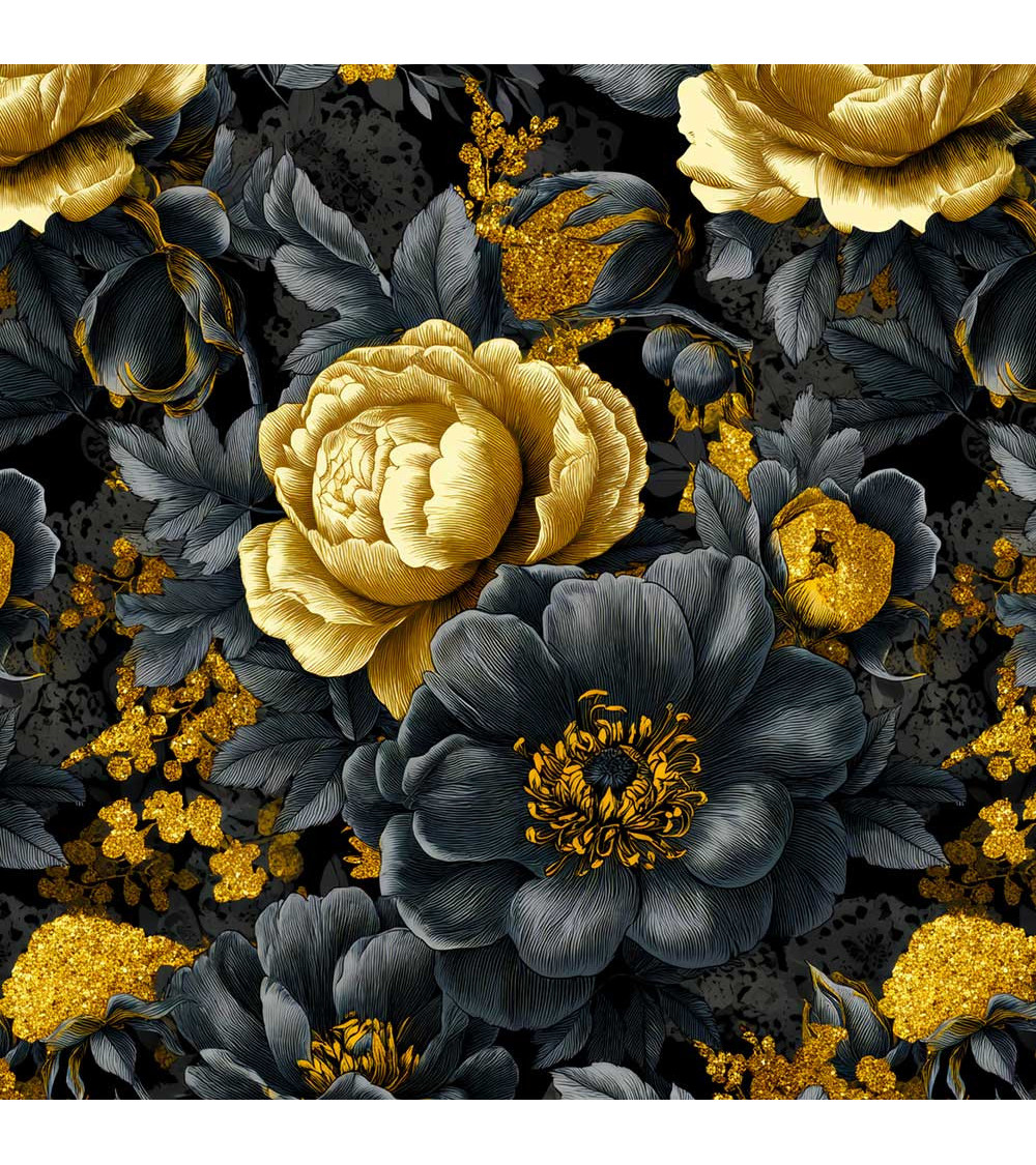Gold peony 01