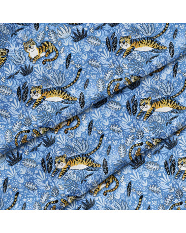 Polyester Blue tiger