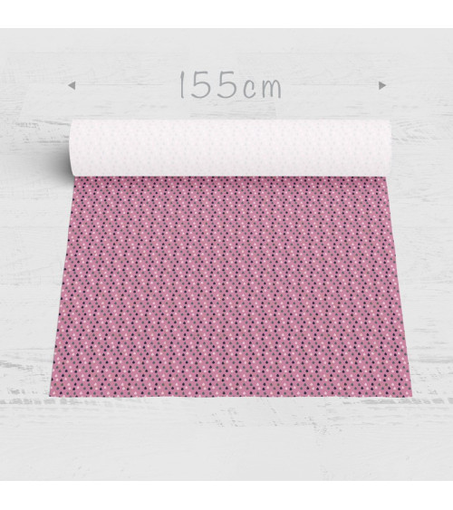 Polyester Tropfen auf Rosa