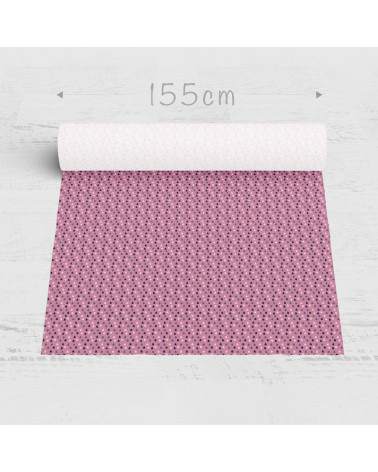 Polyester Drops on pink