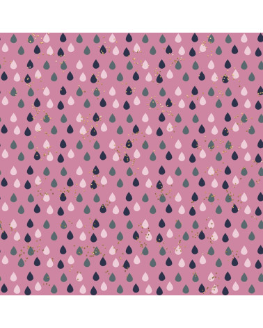 Polyester Drops on pink
