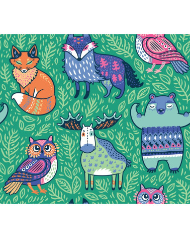 Polyester A cluster on green