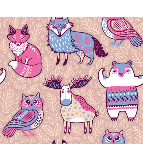 Polyester Eine Gruppe von Rosa