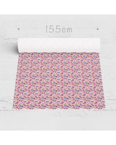 Polyester Eine Gruppe von Rosa