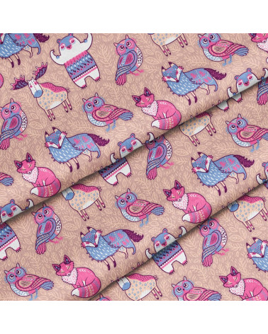 Polyester Eine Gruppe von Rosa