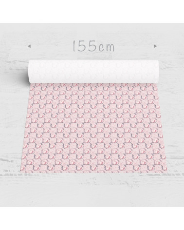 Polyester Pink foxes