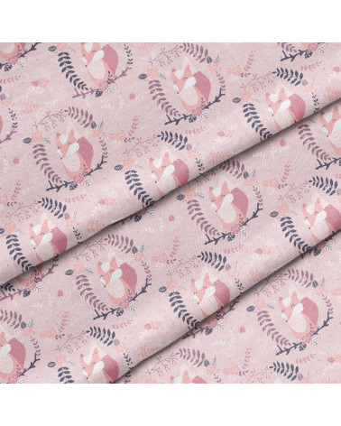 Polyester Rosa Füchse