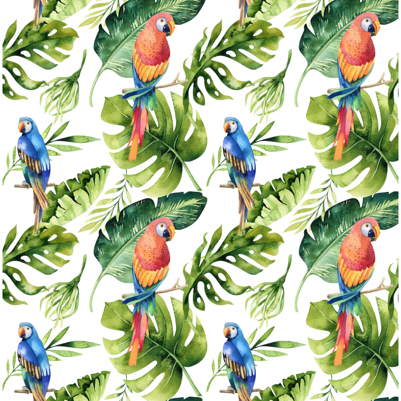 Polyester Papageien 1