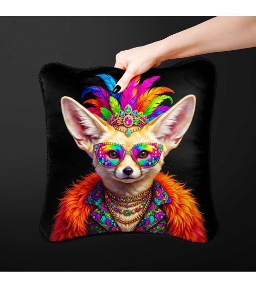 Maximalist Fennec Fox – Dekorpanel für Kissen, Taschen & Polster