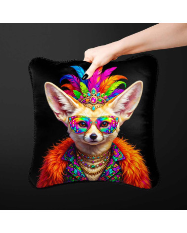 Maximalist Fennec Fox – Dekorpanel für Kissen, Taschen & Polster