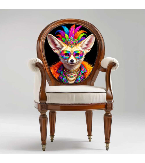 Maximalist Fennec Fox – Dekorpanel für Kissen, Taschen & Polster