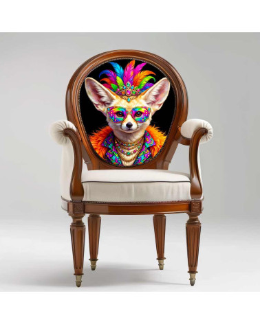 Maximalist Fennec Fox – Dekorpanel für Kissen, Taschen & Polster