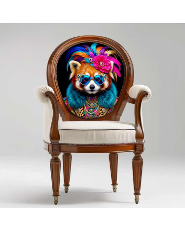 Maximalist Red Panda – Dekorpanel für Kissen, Taschen & Polster