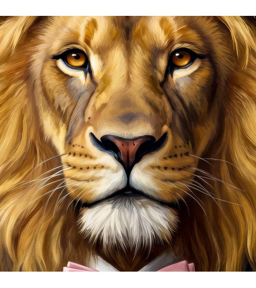 Royal Lion – Dekorpanel für Kissen, Taschen & Polster
