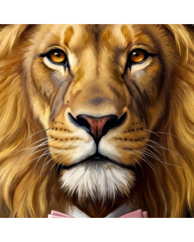 Royal Lion – Dekorpanel für Kissen, Taschen & Polster
