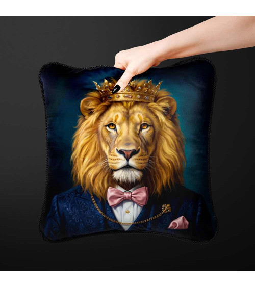 Royal Lion – Dekorpanel für Kissen, Taschen & Polster