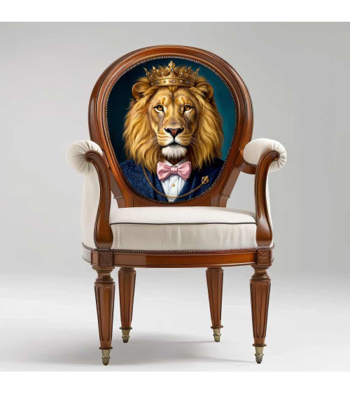 Royal Lion – Dekorpanel für Kissen, Taschen & Polster
