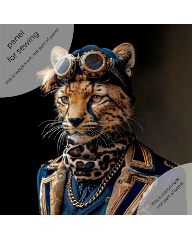 Royal Zebra – Dekorpanel für Kissen, Taschen & Polster