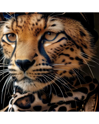 Royal Zebra – Dekorpanel für Kissen, Taschen & Polster