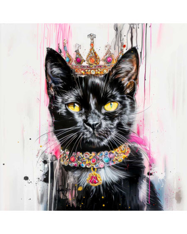 Royal Zebra – Dekorpanel für Kissen, Taschen & Polster