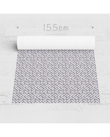 Polyester Silberner Brokat 1