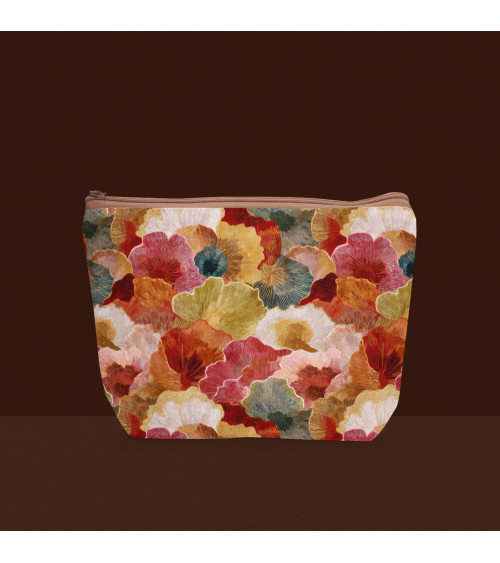 Autumn blooms 01 – tkanina w maki, druk na metry | Mamidu