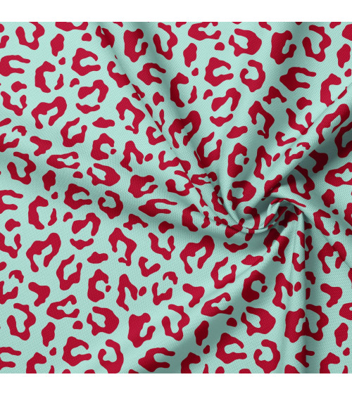 Pop leopard 01 – panterka na miętowym tle | Mamidu