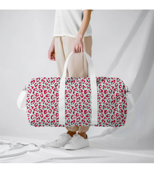 Pop leopard 01 – panterka na miętowym tle | Mamidu