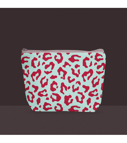 Pop leopard 01 – panterka na miętowym tle | Mamidu