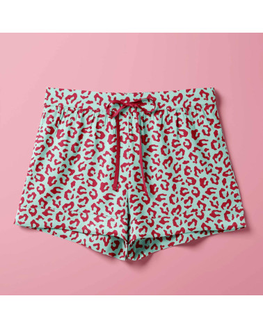Pop leopard 01 – pop leopard print fabric | Mamidu