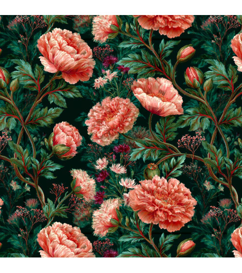 Coral peony 01 – Korallen-Pfingstrosen | Mamidu