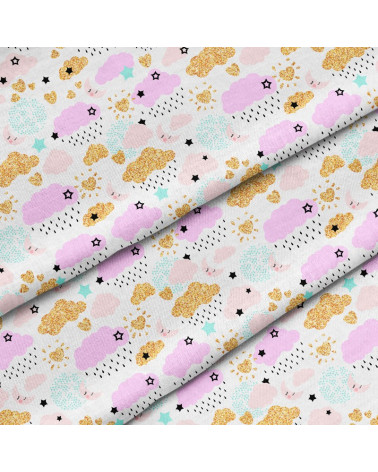 Polyester Pink clouds