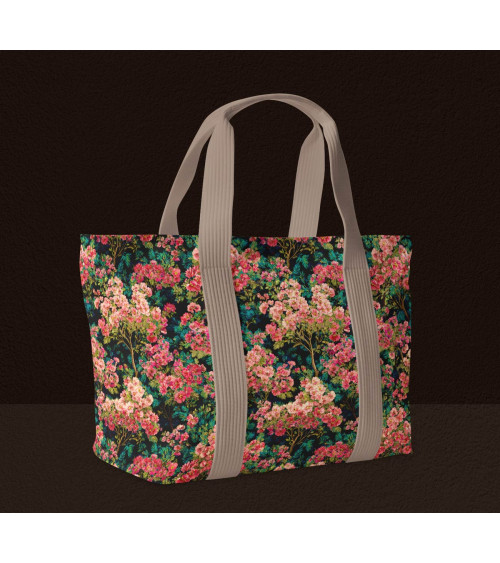 Blossom thicket 01 – dense blossom fabric | Mamidu