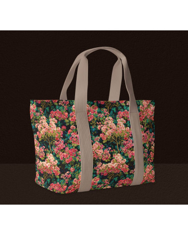 Blossom thicket 01 – dense blossom fabric | Mamidu
