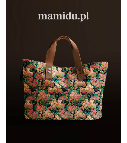 Blossom thicket 01 – dense blossom fabric | Mamidu