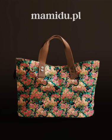 Blossom thicket 01 – dense blossom fabric | Mamidu