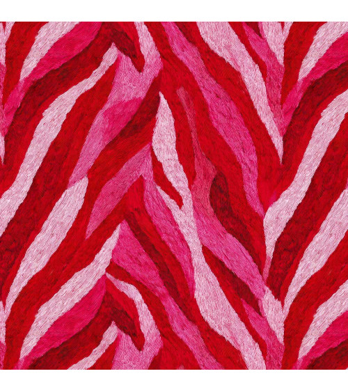 Crimson zebra 01 – zebra malinowa, na metry | Mamidu