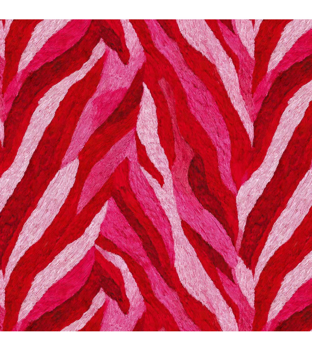 Crimson zebra 01 – zebra malinowa, na metry | Mamidu
