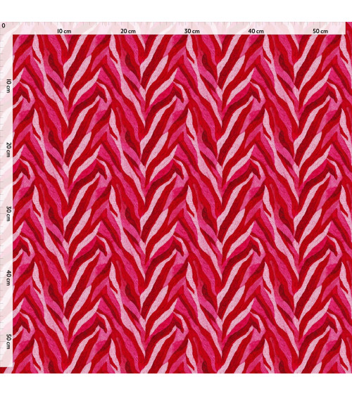 Crimson zebra 01 – zebra malinowa, na metry | Mamidu
