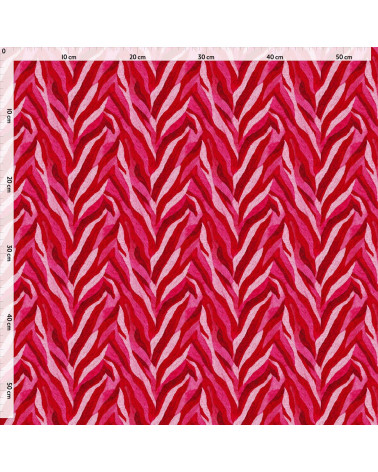 Crimson zebra 01 – zebra malinowa, na metry | Mamidu