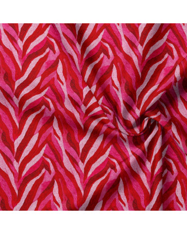 Crimson zebra 01 – zebra malinowa, na metry | Mamidu