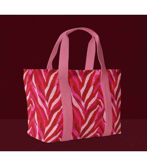 Crimson zebra 01 – zebra malinowa, na metry | Mamidu