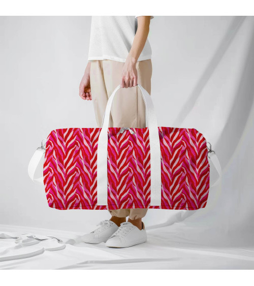 Crimson zebra 01 – zebra malinowa, na metry | Mamidu