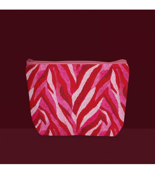 Crimson zebra 01 – zebra malinowa, na metry | Mamidu